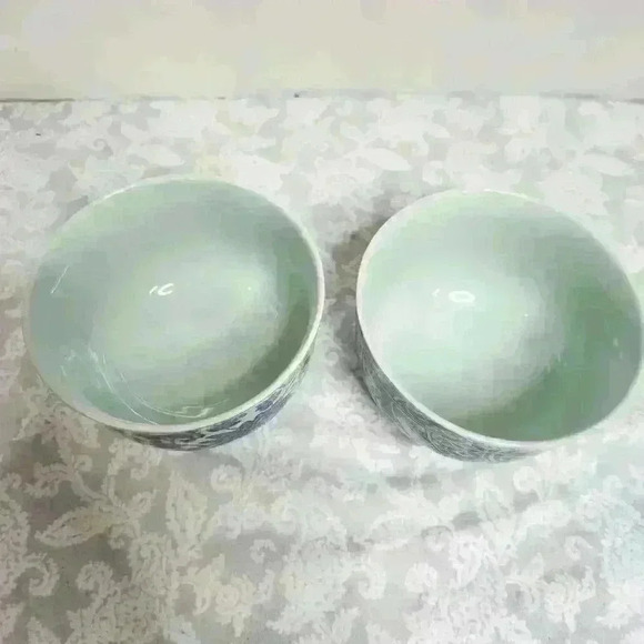 Vintage Arita Set of 2 porcelain Rice Bowls 5" - Picture 2 of 6